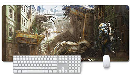 ITBT Fallout 76 Tappetino Mouse Gaming, Grande Anime Mouse Pad XXL 900x400mm Confortevole, Lavabile, 3mm Antiscivolo Tappetino Scrivania Supporto per Ufficio Computer, Adatto per Computer e PC, F
