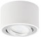KYOTECH LED Aufputz Deckenleuchte Flach 230V Schwenkbar Ø80x50mm Downlight inkl. 5W LED Modul Aufbauspot Warmweiß 3000K 400LM LED Aufputz Spotleuchte Rund Weiß
