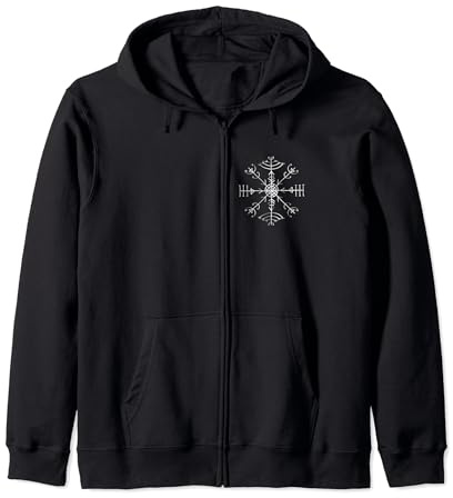 Veldismagn Binde Rune Schutzsymbol Glücksbringer Gesundheit Kapuzenjacke