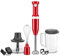 KitchenAid Cordless Variable Speed Hand Blender with Chopper and Whisk Attachment - KHBBV83, Empire Red, 1 Liter