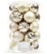 SPRINGOS Christbaumkugeln Kunstkugel 20 Stück Champagner Bruchsicher Weihnachtskugel Glitzer Matt Glanz Weihnachtsdeko Weihnachten (Champagner)