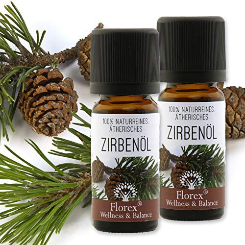 100% naturreines Ätherisches Öl - Zirbenöl, 2x10ml