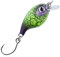 Balzer Trout Attack Crank Wobbler Thunder 3cm 2g - Forellenwobbler, Farbe:Neongelb-Lila-Schwarz