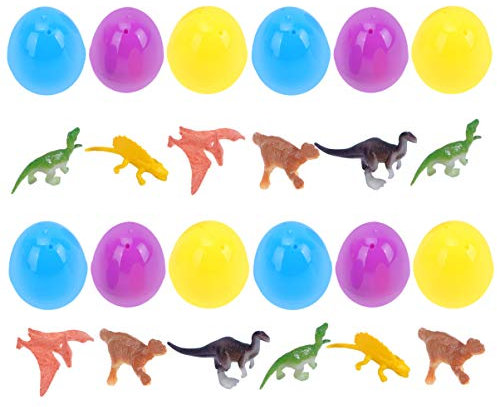 Toddmomy 12 Satz Osterüberraschungsei Und Autospielzeug Ostereier Leer Osterparty Bevorzugt Spielzeug Osterei-Spielzeug Spielzeug Für Hintere Fahrzeuge Osterkorb Hinteres Auto Kind Klein