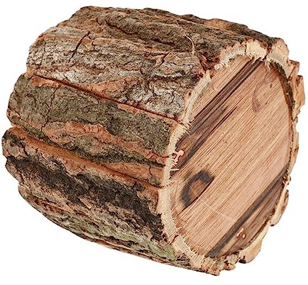 Contenedor De Flores Rústico Troncos Madera para Plantas Maceteros De Granja Florero De Tronco De Árbol Suculentas Casa Rústica Maceta De Tocón De Árbol Ladrar Rural De Madera Pava