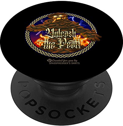 Whisky Merch Statement Unleash the Peat Monster Islay Whisky PopSockets Swappable PopGrip