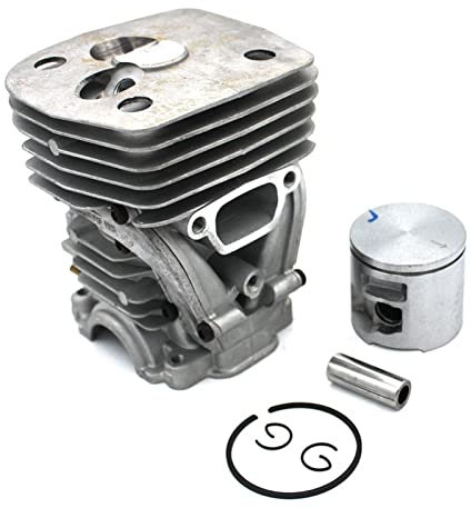 BENSOI Kit pistone Cilindro da 47 mm Compatibile con Motosega Husqvarna 455 455 Rancher 455E 460 460 Rancher Jonsered CS2255 PN 537320402 537320501