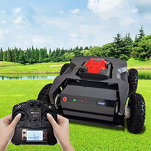 Tosaerba robotizzato automatico con telecomando, il tosaerba si arrampica fino a 30° di inclinazione, attrezzatura per la cura del prato per fattoria, giardino domestico, frutteto per prati fino