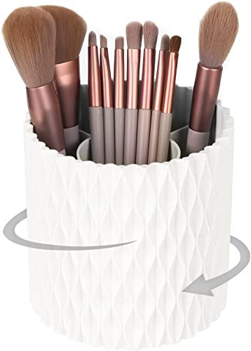 FYGAIN Make-up-Pinselhalter, Organizer, 360° drehbar, multifunktionaler Stifthalter für Schreibtisch, drehbarer Mehrzweck-Schreibtisch-Organizer für Lippenstifte, Kamm, Beauty-Werkzeug