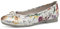 Jana Women's 8-22164-41 Ballet Flat, White, 5 UK