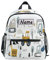 HMZXZ Custom Kids Kleinkind Mini Rucksack für Mädchen Jungen Auto Cartoons Personalisierte Kinderrucksäcke Blau Schultasche mit Kindername/Text, Custom-04