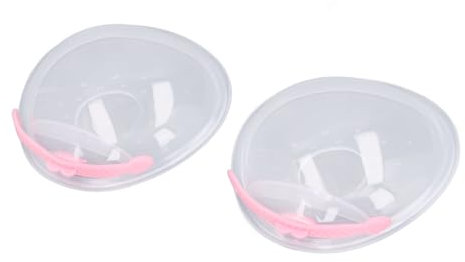 2 Pièces Coquilles de Collecte de Lait D'une Longueur de 11 Cm / 4,33 Pouces, Gobelets de Collecte de Lait Automatiques, Gobelets D'allaitement en Silicone pour Prévention des