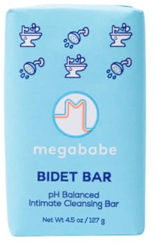Megababe Bidet Bar | pH Balanced Cleansing Bar for the Entire Intimate Area | 4.5 oz
