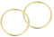 METALLIXITY Metall O Ring Schnallen (50mm ID 3mm Dicke) 2Stk Geschweißt Zinklegierung Runde Ringe - für Handwerk Basteln Taschen Geldbörsen Gold Ton