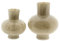 DutZ Vase Modest | Taupe | mundegelasenes Glas | versch. Grössen (H 27 cn D 24 cm), 1530257,1530215