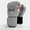 Geezers Halo Training/Sparring Boxing Gloves - Hook & Loop (LIGHT GREY/GOLD, 12OZ)