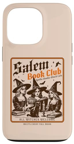 iPhone 13 Pro Salem Book Club - Bookish Halloween Retro Salem Witch Book Case