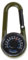 Kodbww Multifunktionaler Metall-Karabiner, Thermometer, Schlüsselanhänger, Metall