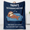 Giftasy Papa Geschenk - Kuscheldecke, Geschenk Papa Geburtstag, Geschenk Vater, Geburtstagsgeschenk