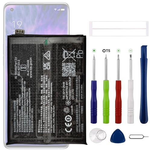 Swark Neu BLP891 Ersatz Akku Kompatibel mit Oppo Find X5 PFFM10, CPH2307 Ersatzbatterie with Werkzeugsatz