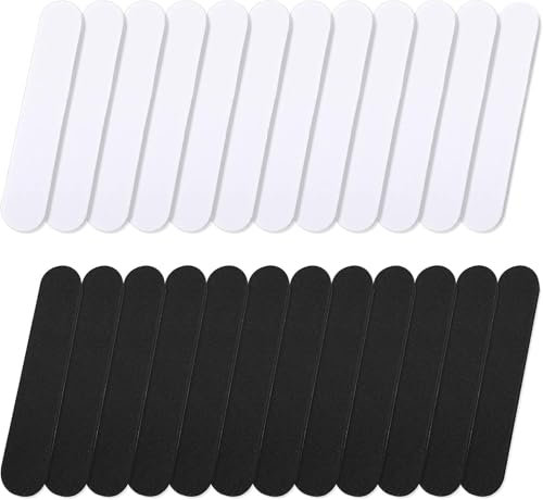 Flycppo Eva Cap Stickers,24 Stück Hutgrößen Reduzierersel,Hut Größe Reduzierer,Hut Größe Reduzier Schaumstoff Selbstklebend,Hut Größe Verkleinerung Klebeband Für Männer,Frauen(Schwarz,Weiß)