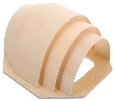 BAZEITFLOW Leichter Holz Lampenschirm Sauna Lichtschutz Explosionsgeschützt Hitzebeständig Saunazubehör Transparent Sanfte Beleuchtung Einfach zu Montieren