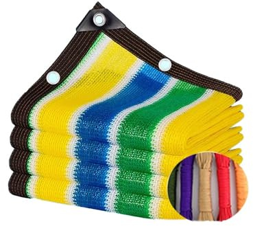 Filet d'ombrage en tissu respirant avec œillets – Bâche en maille pour terrasse, pergola, porche, protection UV (2 x 4 m)