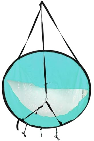 Nukinp Kajak-Segel, 43 x 43 Faltbare PVC-Kajak-Überdachung mit transparentem Fenster für Kanus, Schlauchboote, Boote