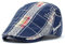 M MOACC Schiebermütze Barret Flat Cap Schirmmütze für Herren Damen, Gatsby Newsboy Cap Baskenmützen Golfermütze