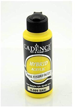 Cadence Yellow 120 ml Hybrid Acrylic Paint For Multisurfaces
