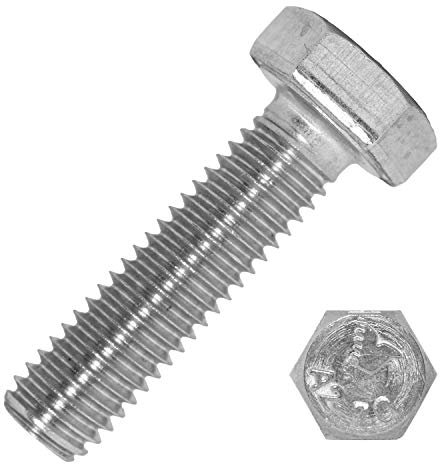 Sechskantschrauben M8x130 mm aus Edelstahl A2 (10 Stück) | DIN 933 - Maschinenschrauben - Gewindeschrauben - Schrauben von MESAROS®