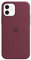 Apple Silikon Case mit MagSafe (für iPhone 12 | 12 Pro) - Pflaume - 6.1 Zoll