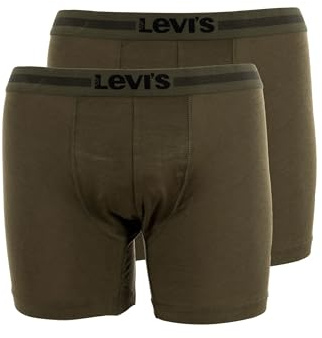 Levi's Herren Levis Men Tencel Boxer Brief 2p Underwear (2er Pack)
