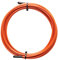 Picsil Câble de rechange pour Corde à sauter Cross Training, câble en acier avec revêtement en PVC, longueur 3 m, épaisseur 2-2,5 mm, compatible avec d'autres marques (2,5, Orange)