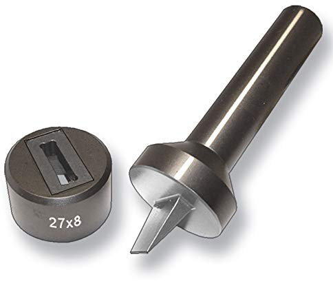 Sacabocados, 27 x 8 mm, cuadrado (punzón)