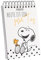 United Labels The Peanuts Notizblock Snoopy – Heute ist ein guter Tag perforiert gepunktet 100 Blatt Ringblock