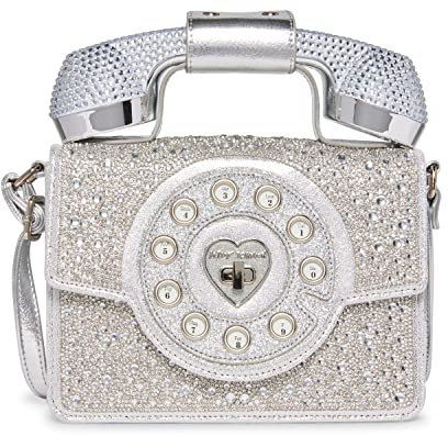 Betsey Johnson Damen nachbestellung Million Stars Handytasche, Silber