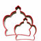 Pack of 2 Crown Tiara Cookie Cutter Set |Queen’s Platinum Jubilee 2022 Party Supplies & Decorations | Queen & King Crown Biscuit Cake Molds Craft DIY Pastry Baking Mould (Set A)