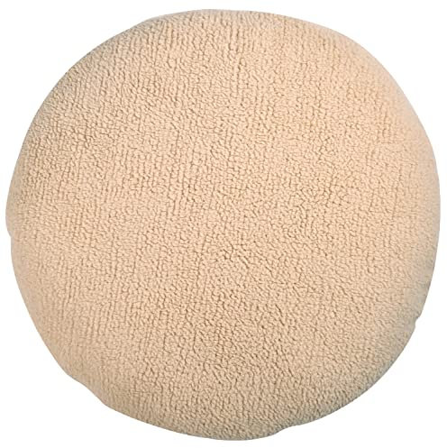 Nicht Zutreffend Kissen - Beige - Ø 43 cm - Teddyfelloptik