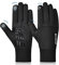 Handschuhe Herren Damen Winter Warme Touchscreen Laufhandschuhe Leicht rutschfest Fahrradhandschuhe Elastisch Winterhandschuhe Stoßdämpfend Outdoor Laufen Radsport Mountainbike Handschuhe DeepBlack XL