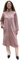 SGARLATA HOME Vestaglia da Donna in Micropile Anti-Pilling con chiusura Zip Art. Sofia (XXL, Rosa Antico)