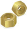 M3 Hex Nuts (Pack of 100 pieces) Electro Brass Plated Steel Metal for Lock Bolt Bolts and Screws Heavy Duty Resistant to Rusting and Corrosion Certified Standard