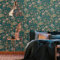 A.S. Création Livingwalls Travel Styles Vliestapete - Florale Tapete in Blau und Orange - skandinavische Wandtapete für verschiedene Räume in 10,05 m x 0,53 m