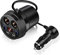 Qinoc Cup Autoladegerät Modell Mp 3U2S Getränkehalter USB-Ladegerät Abs + PC Cup Dual-USB-Autoladegerät mit Draht Multifunktions-Zigarettenanzünder für Telefon Tablet PC