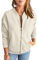 GeGekoko Sweat-shirt zippé pour femme - Veste surdimensionnée - Couleur unie - Manches longues - Haut avec poche, Beige/gris, XXL