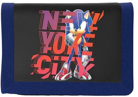 CYP BRAND Sonic-Wallet, Sac à main, Accessoires, Portefeuille, Couleur Noir, Produit officiel