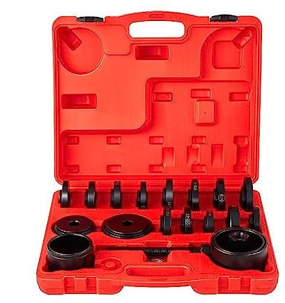EYESLA 23 Pcs FWD Front Wheel Drive Bearing Adapters Puller Press Replacement Installer Removal Tools Kit for Cars Light Trucks