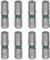 sourcing map 8pcs H6 Hex Screwdriver Bit 6mm 1/4 Hex Shank 1 Length S2 Steel Magnetic Power Drill Bits