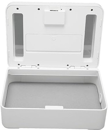 Universal Timer Lock Box, Portable Self-Control Phone Time Lock Box, Dual Power Supply Timer Lock Box with LED Display, Child Lock for Electronics Snacks (S)