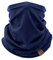 ACUSHLA 100% Merino Wool Neck Gaiter Ski Face Mask Scarf Neck Warmer for Men & Women All Weather, Navy Blue